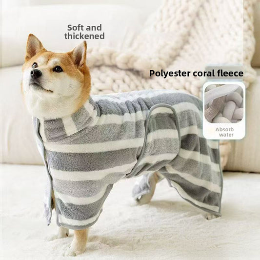 Pet Drying Robe Absorbent Towel